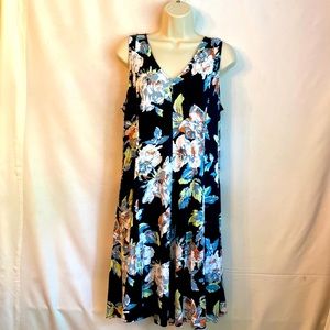 Chelsea & Theodore Floral Print Sundress, Size M